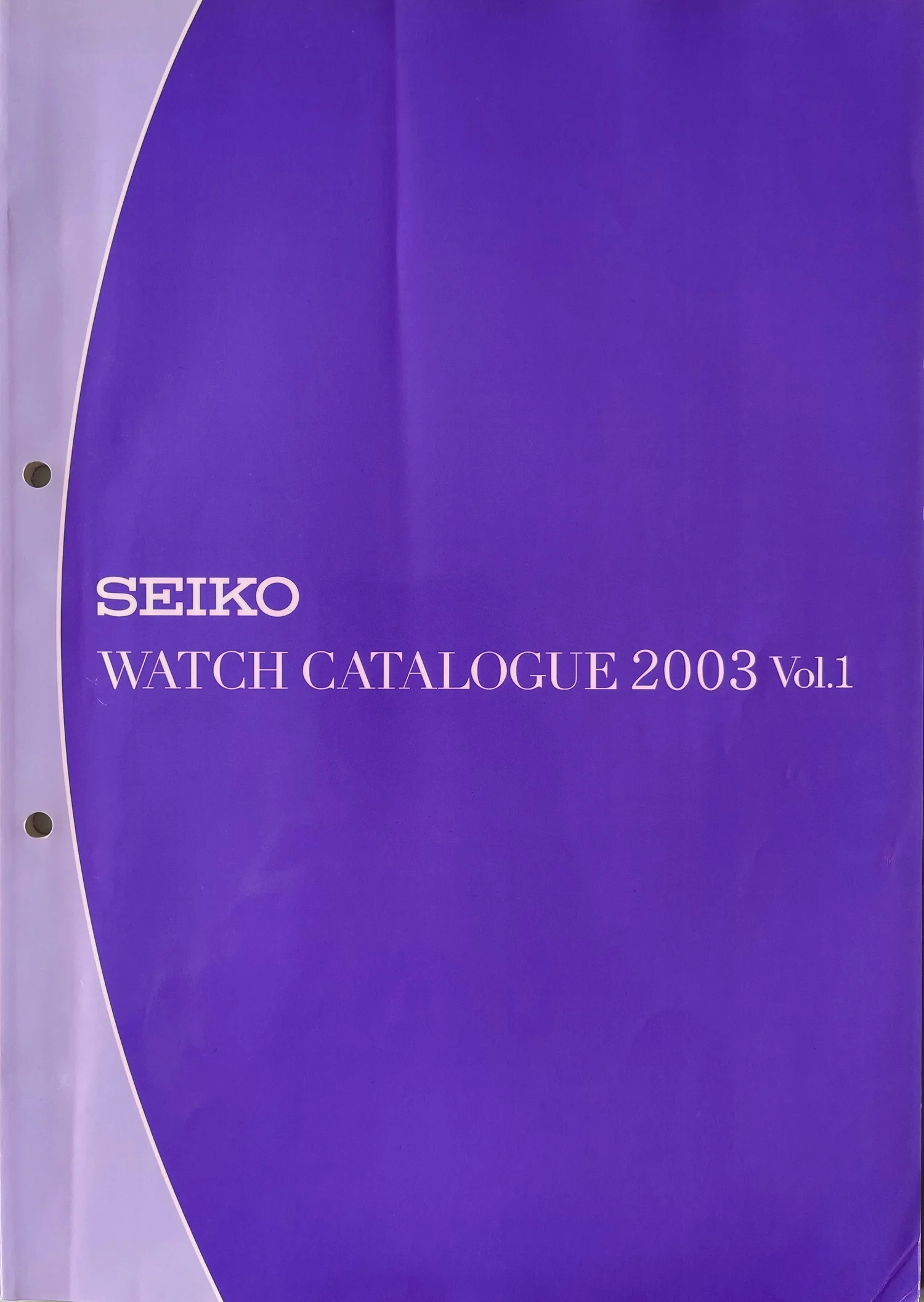 Seiko Catalog 2003-1 — VintageSeikos.NL